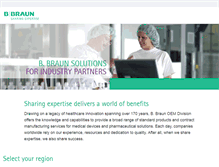 Tablet Screenshot of bbraunoem.com